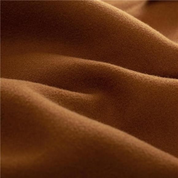 Men's Double Breasted Peacoat Wool Blend Coat Camel - Picture 6 of 6